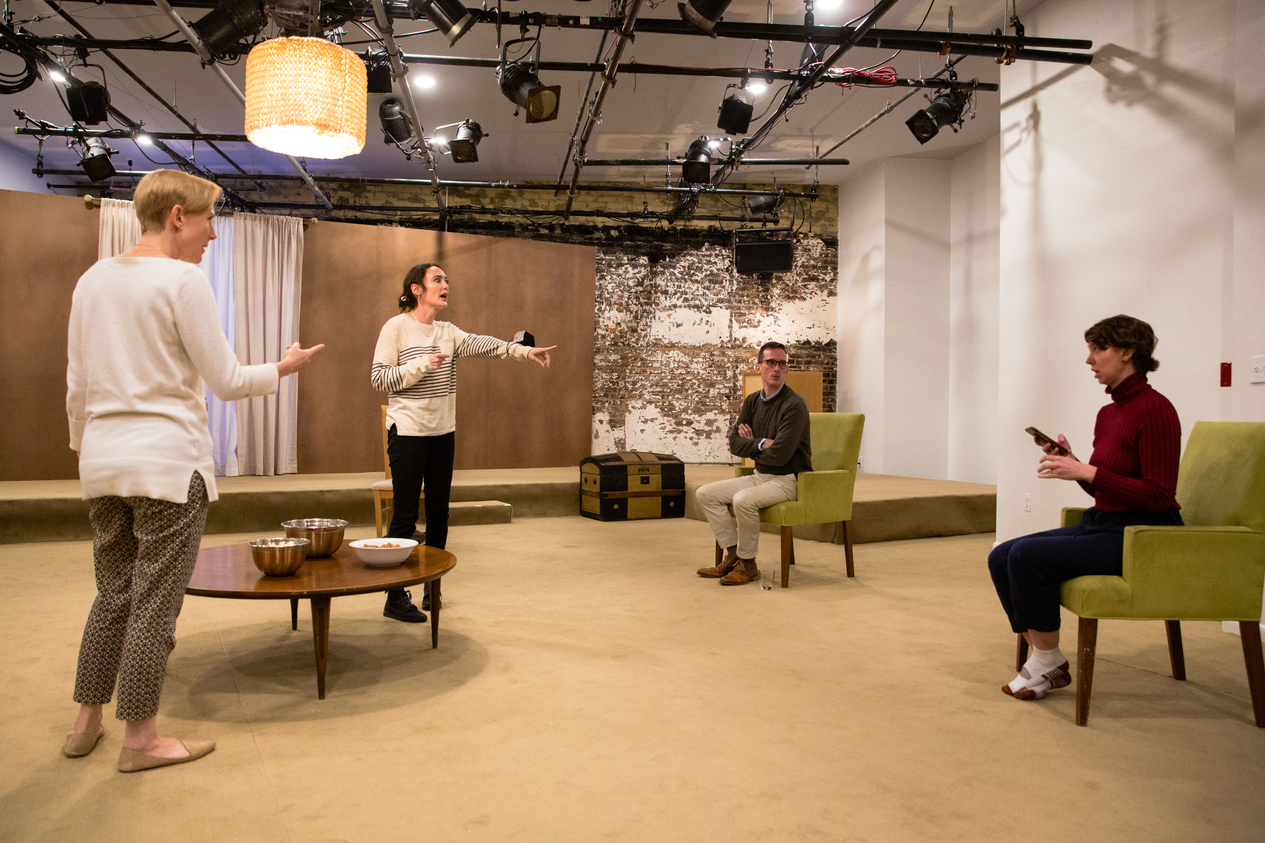Hoi Polloi presents WHITE ON WHITE, written by Robert Quillen Camp, co-directed by Alec Duffy & Lori Elizabeth Parquet, at JACK Brooklyn, photo by David Gonsier